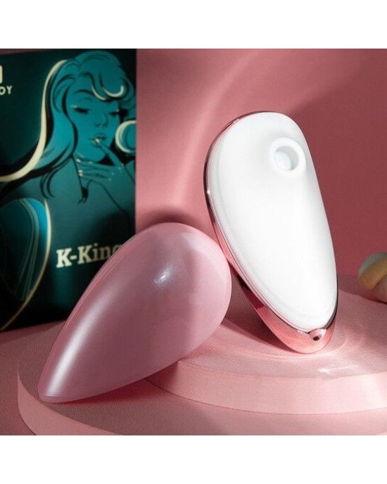Вакуумний стимулятор Kistoy K-King Pink Вакуумний стимулятор Kistoy K-King Pink