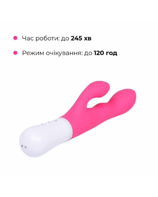 Смарт вібратор-кролик Lovense Nora з обертовим стволом Смарт вібратор-кролик Lovense Nora з обертовим стволом