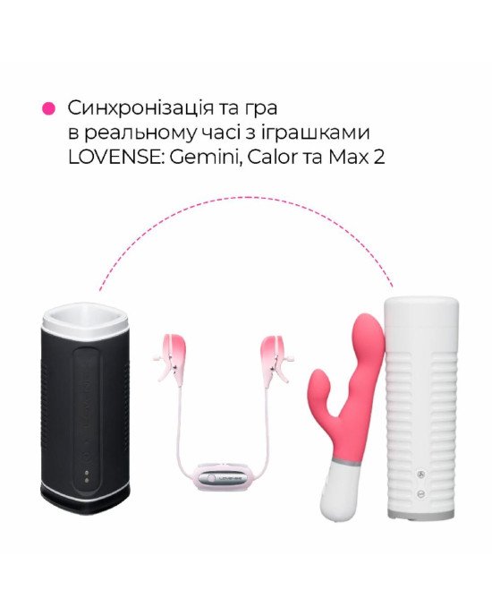 Смарт вібратор-кролик Lovense Nora з обертовим стволом Смарт вібратор-кролик Lovense Nora з обертовим стволом