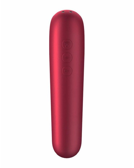 Смарт-вібратор та вакуумний стимулятор 2в1 Satisfyer Dual Love Pink Смарт-вібратор та вакуумний стимулятор 2в1 Satisfyer Dual Love Pink