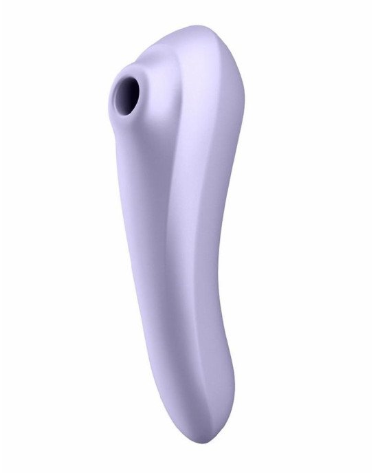 Смарт-вібратор та вакуумний стимулятор 2в1 Satisfyer Dual Pleasure Mauve Смарт-вібратор та вакуумний стимулятор 2в1 Satisfyer Dual Pleasure Mauve