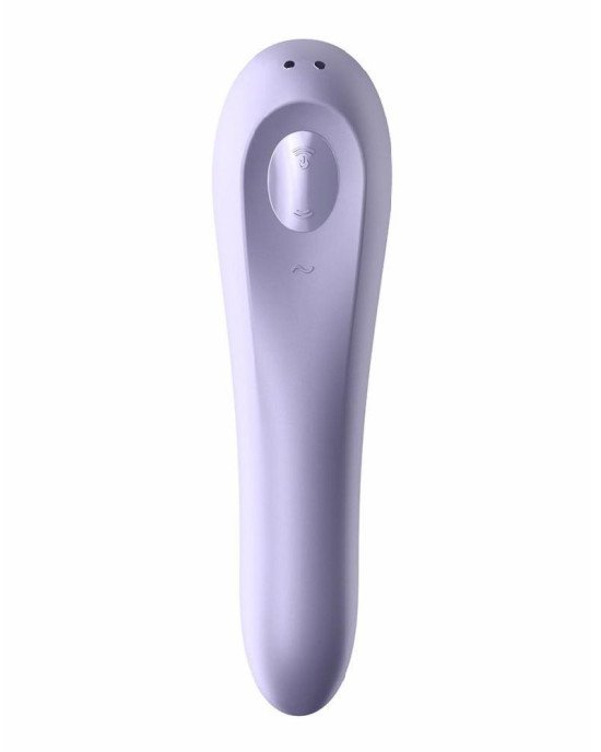 Смарт-вібратор та вакуумний стимулятор 2в1 Satisfyer Dual Pleasure Mauve Смарт-вібратор та вакуумний стимулятор 2в1 Satisfyer Dual Pleasure Mauve