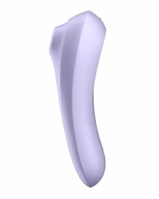 Смарт-вібратор та вакуумний стимулятор 2в1 Satisfyer Dual Pleasure Mauve Смарт-вібратор та вакуумний стимулятор 2в1 Satisfyer Dual Pleasure Mauve