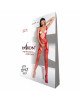Відвертий бодістокінг з глибоким декольте Passion BS075 red Відвертий бодістокінг з глибоким декольте Passion BS075 red