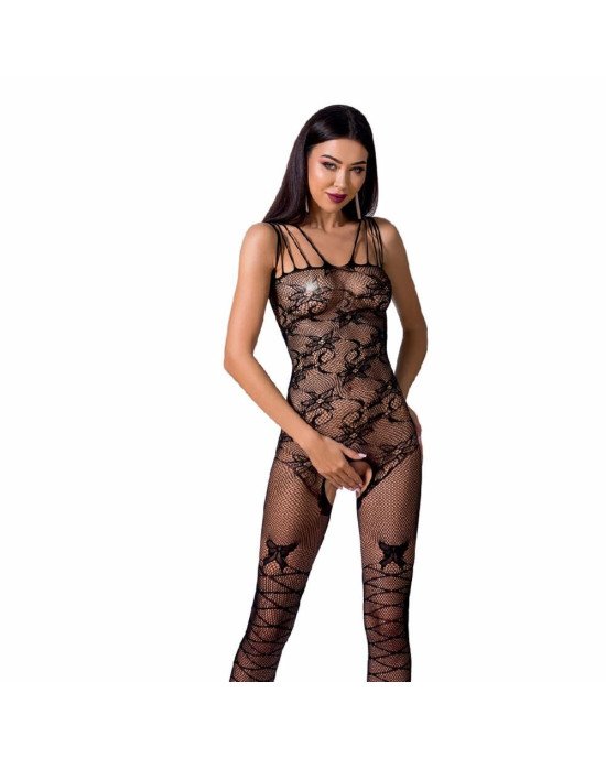 Ажурний бодістокінг з інтимними вирізами Passion BS076 black Ажурний бодістокінг з інтимними вирізами Passion BS076 black