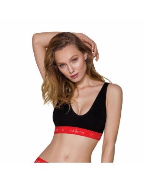 Спортивний топ на широких бретелях Passion PS003 TOP black, size L