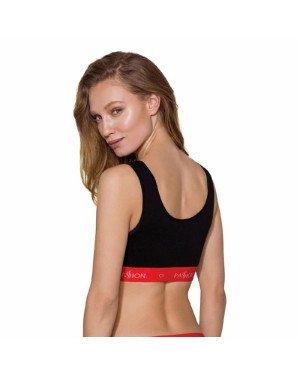 Спортивний топ на широких бретелях Passion PS003 TOP black, size L
