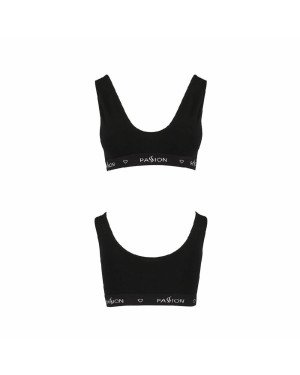 Спортивний топ з широкою гумкою Passion PS004 TOP black, size M