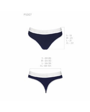 Спортивні трусики-стрінги Passion PS007 PANTIES navy blue, size M