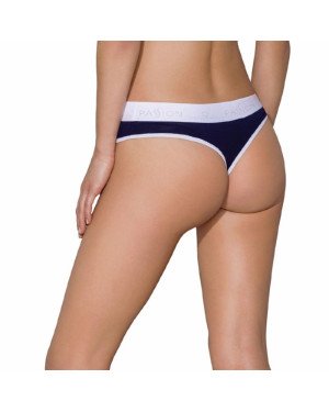Спортивні трусики-стрінги Passion PS007 PANTIES navy blue, size S