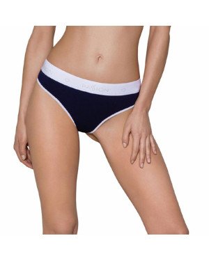 Спортивні трусики-стрінги Passion PS007 PANTIES navy blue, size XL