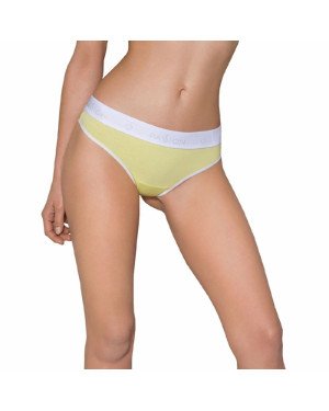 Спортивні трусики-стрінги Passion PS007 PANTIES yellow, size M