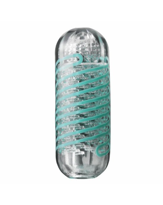 Мастурбатор Tenga Spinner 04 Pixel з пружною стимулювальною спіраллю всередині Мастурбатор Tenga Spinner 04 Pixel з пружною стимулювальною спіраллю всередині