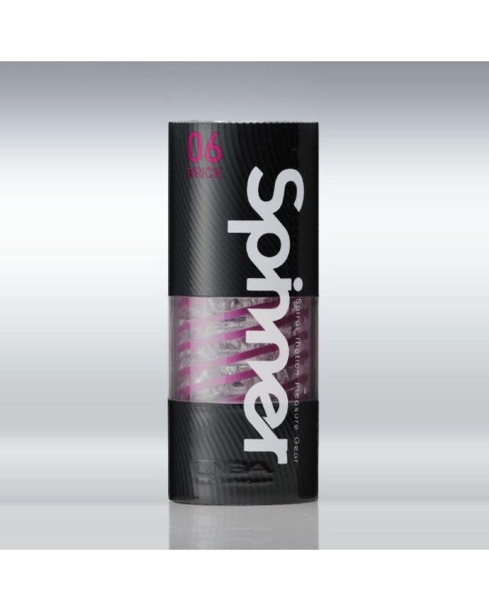 Мастурбатор Tenga Spinner 06 Brick з пружною стимулювальною спіраллю всередині Мастурбатор Tenga Spinner 06 Brick з пружною стимулювальною спіраллю всередині