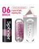 Мастурбатор Tenga Spinner 06 Brick з пружною стимулювальною спіраллю всередині Мастурбатор Tenga Spinner 06 Brick з пружною стимулювальною спіраллю всередині