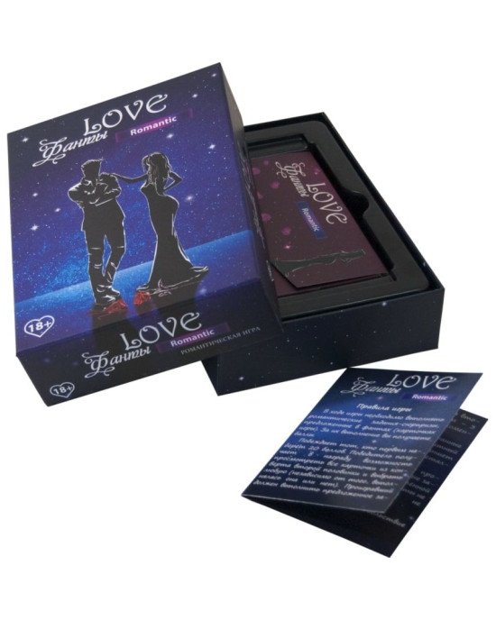 Гра для пари «LOVE Фанти: Романтик» (RU) Гра для пари «LOVE Фанти: Романтик» (RU)