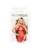 Комплект сорочка у стилі 60-х та трусики з доступом Penthouse - Libido Boost Red M/L Комплект сорочка у стилі 60-х та трусики з доступом Penthouse - Libido Boost Red M/L