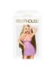 Міні-сукня з мереживним ліфом та стрінгами Penthouse - Bedtime Story Purple M/L Міні-сукня з мереживним ліфом та стрінгами Penthouse - Bedtime Story Purple M/L