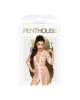 Комплект з прозорим пеньюаром та мініатюрними стрінгами Penthouse - Midnight Mirage Rose S/L Комплект з прозорим пеньюаром та мініатюрними стрінгами Penthouse - Midnight Mirage Rose S/L