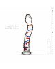 Скляний ділдо з вигинами і малюнком Gildo Glass Dildo No. 3 Скляний ділдо з вигинами і малюнком Gildo Glass Dildo No. 3