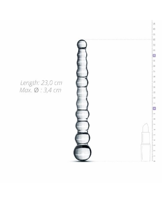 Скляний ділдо у вигляді намистин Gildo Glass Dildo No. 20 Скляний ділдо у вигляді намистин Gildo Glass Dildo No. 20