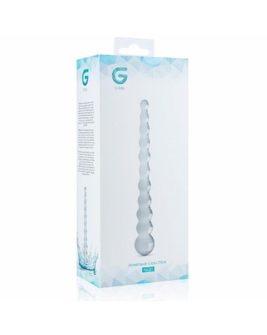Скляний ділдо у вигляді намистин Gildo Glass Dildo No. 20 Скляний ділдо у вигляді намистин Gildo Glass Dildo No. 20