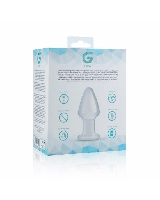 Скляна анальна пробка Gildo Glass Buttplug No. 25 Скляна анальна пробка Gildo Glass Buttplug No. 25