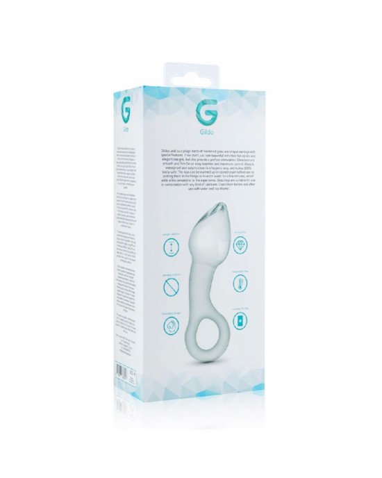 Скляний стимулятор простати Gildo Glass Prostate Plug No. 13 Скляний стимулятор простати Gildo Glass Prostate Plug No. 13