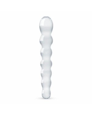 Скляний ділдо у вигляді намистин Gildo Glass Dildo No. 19