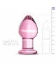 Рожева анальна пробка зі скла Gildo Pink Glass Buttplug Рожева анальна пробка зі скла Gildo Pink Glass Buttplug