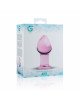 Рожева анальна пробка зі скла Gildo Pink Glass Buttplug Рожева анальна пробка зі скла Gildo Pink Glass Buttplug