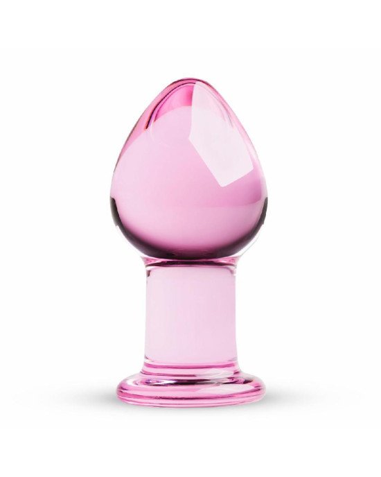 Рожева анальна пробка зі скла Gildo Pink Glass Buttplug Рожева анальна пробка зі скла Gildo Pink Glass Buttplug