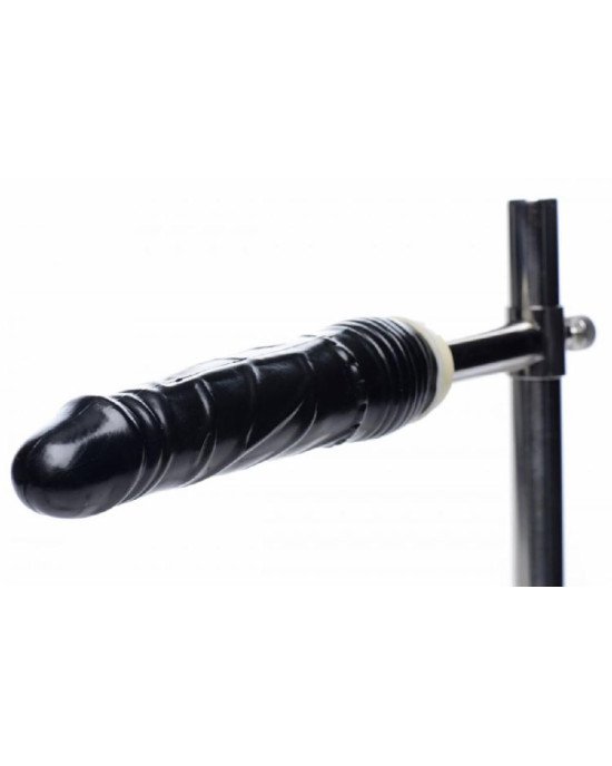 Конструкція для фіксації з фалоімітатором Imprisoned Metal Stockade with Dildo