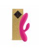 Гнучкий вібратор кролик з двома моторами FeelzToys Lea Rabbit Vibrator Rubine Red Гнучкий вібратор кролик з двома моторами FeelzToys Lea Rabbit Vibrator Rubine Red