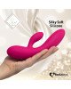 Гнучкий вібратор кролик з двома моторами FeelzToys Lea Rabbit Vibrator Rubine Red Гнучкий вібратор кролик з двома моторами FeelzToys Lea Rabbit Vibrator Rubine Red
