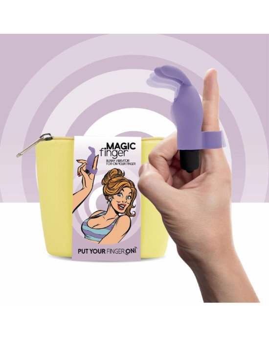 Вібратор на палець FeelzToys Magic Finger Vibrator Purple Вібратор на палець FeelzToys Magic Finger Vibrator Purple