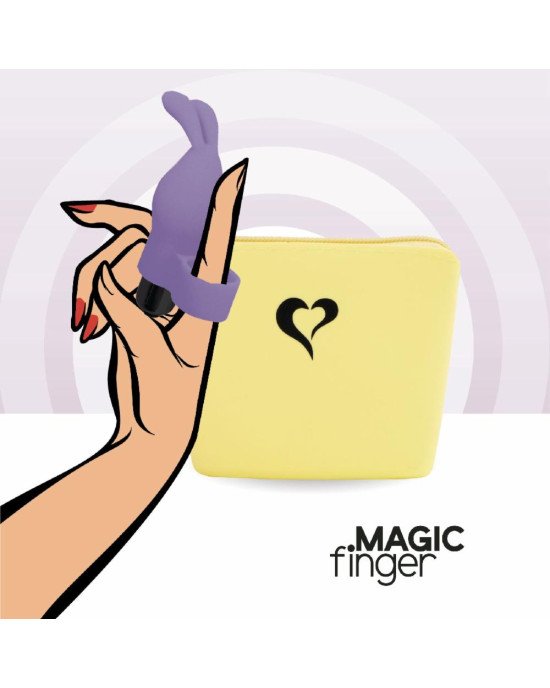 Вібратор на палець FeelzToys Magic Finger Vibrator Purple Вібратор на палець FeelzToys Magic Finger Vibrator Purple