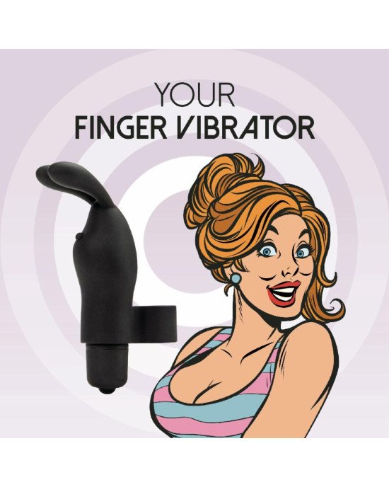 Вібратор на палець FeelzToys Magic Finger Vibrator Black Вібратор на палець FeelzToys Magic Finger Vibrator Black