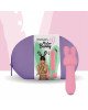 Міні-вібратор FeelzToys Mister Bunny Pink з двома насадками Міні-вібратор FeelzToys Mister Bunny Pink з двома насадками