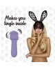 Міні-вібратор FeelzToys Magic Bunny Purple з двома насадками Міні-вібратор FeelzToys Magic Bunny Purple з двома насадками