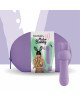 Міні-вібратор FeelzToys Magic Bunny Purple з двома насадками Міні-вібратор FeelzToys Magic Bunny Purple з двома насадками