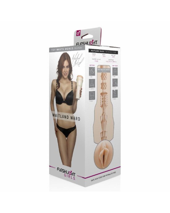 Мастурбатор Fleshlight Girls: Maitland Ward - Toy Meets World, зі зліпка вагіни, дуже ніжний Мастурбатор Fleshlight Girls: Maitland Ward - Toy Meets World, зі зліпка вагіни, дуже ніжний