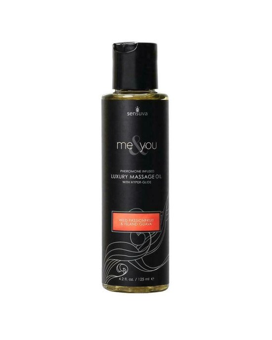 Масажна олія Sensuva Me&You Wild Passion Fruit & Island Guava (125 мл) з феромонами Масажна олія Sensuva Me&You Wild Passion Fruit & Island Guava (125 мл) з феромонами