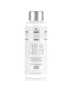 Пудра для догляду за іграшками Sensuva Think Clean Thoughts Toy Powder (56 г) Пудра для догляду за іграшками Sensuva Think Clean Thoughts Toy Powder (56 г)