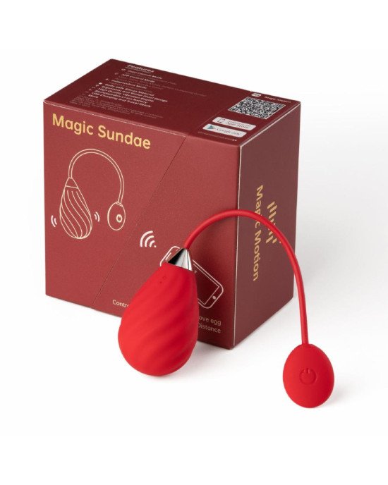 Смарт-віброяйце Magic Motion Sundae Red