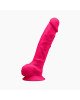 Фалоімітатор SilexD Vetus Pink (MODEL 1 size 8in), двошаровий, силікон + Silexpan, діаметр 4,2см Фалоімітатор SilexD Vetus Pink (MODEL 1 size 8in), двошаровий, силікон + Silexpan, діаметр 4,2см