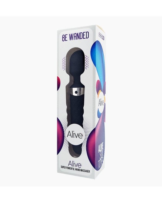 Мінівібромасажер Alive Be Wanded Black Мінівібромасажер Alive Be Wanded Black
