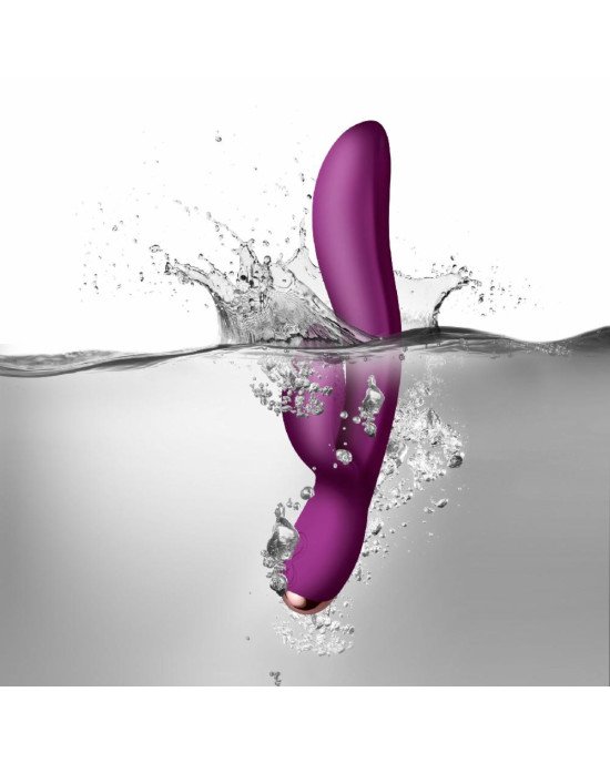 Вібратор-кролик Rocks Off Regala Fuchsia для стимуляції точки А, 2 потужні мотори, LED-підсвічування Вібратор-кролик Rocks Off Regala Fuchsia для стимуляції точки А, 2 потужні мотори, LED-підсвічування