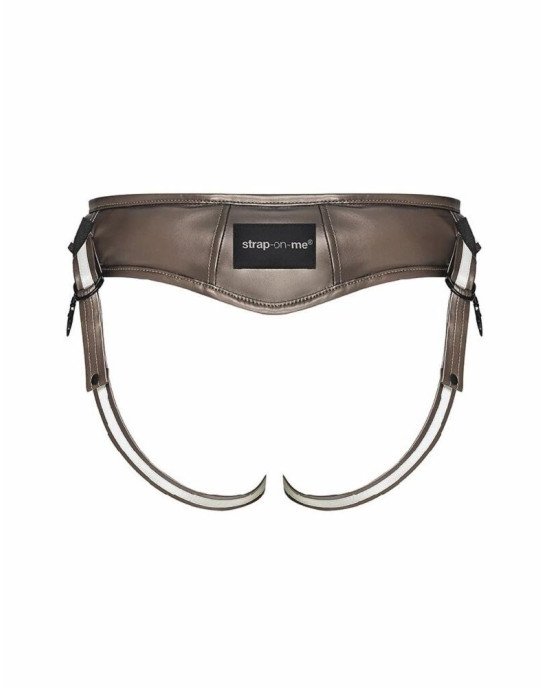 Трусики для страпону Strap-On-Me Leatherette Harness DESIROUS Трусики для страпону Strap-On-Me Leatherette Harness DESIROUS