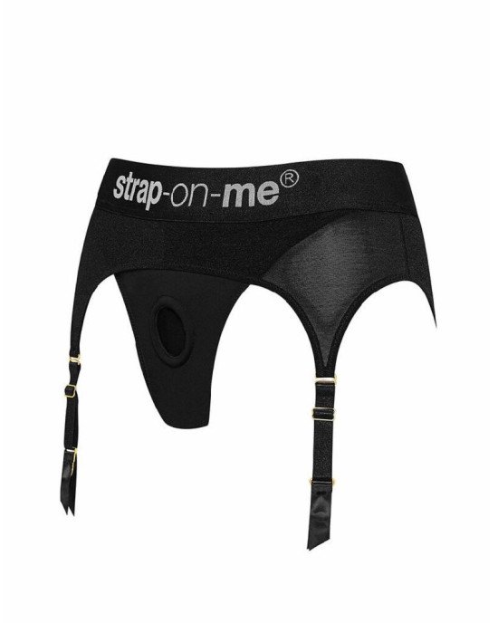 Труси для страпону з підв'обов'язками для панчіх Strap-On-Me REBEL HARNESS - M Труси для страпону з підв'обов'язками для панчіх Strap-On-Me REBEL HARNESS - M